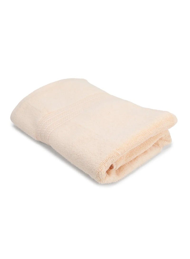 ALKARAM Al Karam Solid Zero Twist Dobby Terry Bath Towel 140 x 70CM (Light Pink) - Image 2